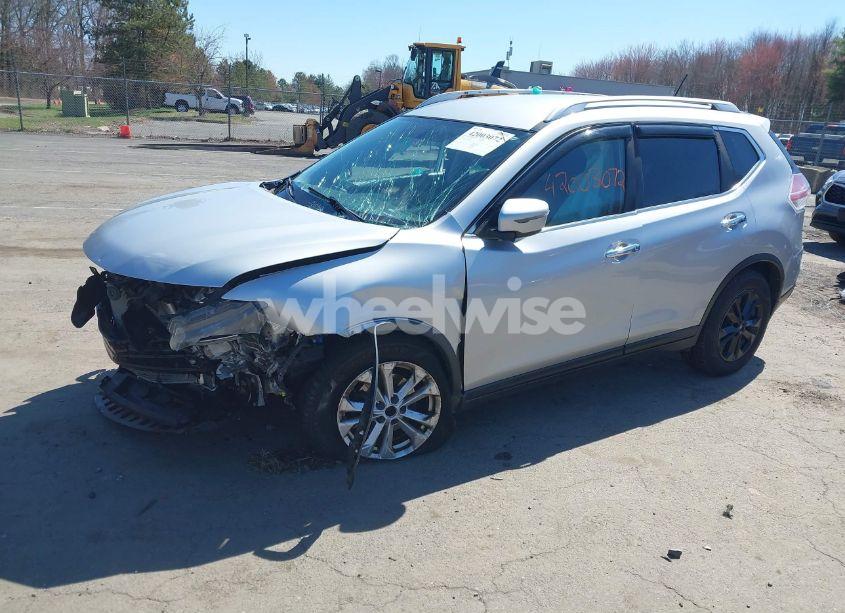 Photo 2 of 2016 Nissan Rogue SV (VIN KNMAT2MV8GP654453)