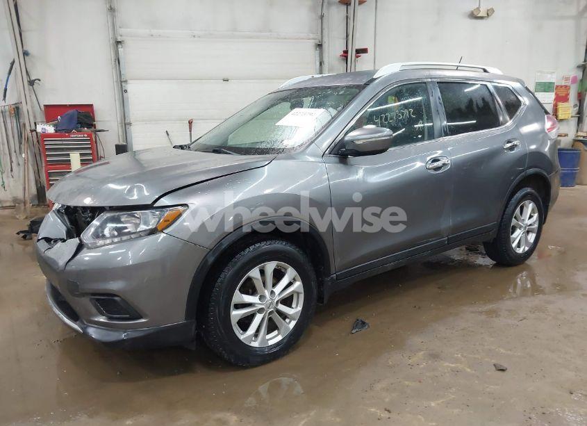Photo 2 of 2015 Nissan Rogue SV (VIN KNMAT2MV9FP574321)