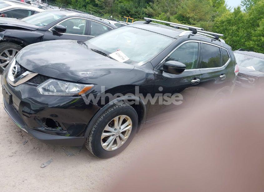 Photo 2 of 2016 Nissan Rogue SV (VIN KNMAT2MV9GP696128)