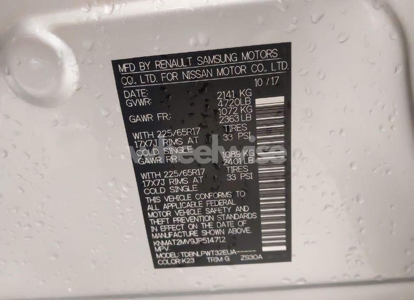 Photo 9 of 2018 Nissan Rogue S (VIN KNMAT2MV9JP514712)