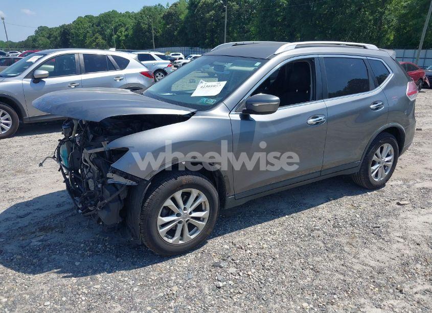 Photo 2 of 2015 Nissan Rogue SV (VIN KNMAT2MVXFP533891)