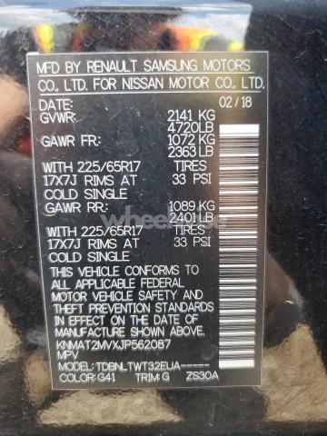 Photo 8 of 2018 NISSAN ROGUE S (VIN KNMAT2MVXJP562087)