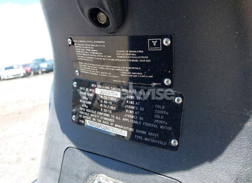 Photo 9 of 2022 Tao Vip FUTURE CHAMPION (VIN L9NTCBAD6N1300257)