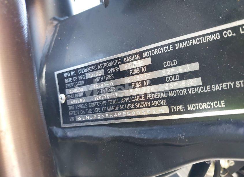 Photo 10 of 2023 Bashan Bashanmotorcycle N/A (VIN LHJPCNBR4PB500384)