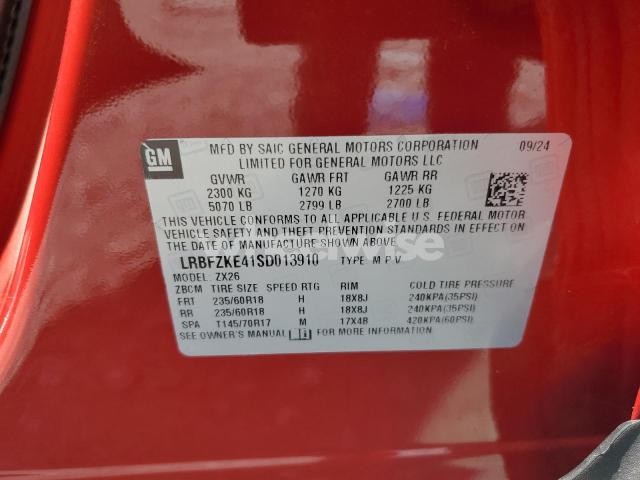 Photo 10 of 2025 BUICK ENVISION PREFERRED N/A (VIN LRBFZKE41SD013910)