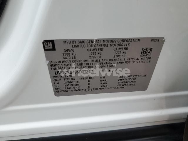 Photo 4 of 2025 BUICK ENVISION PREFERRED N/A (VIN LRBFZKE49SD013458)