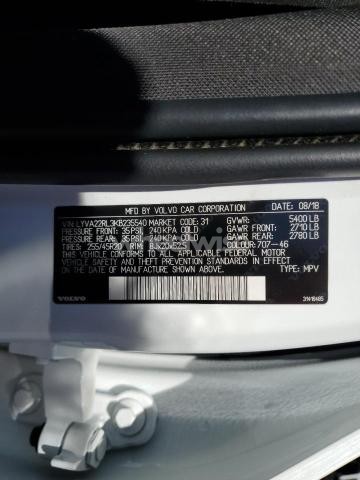 Photo 11 of 2019 VOLVO XC60 T6 INSCRIPTION (VIN LYVA22RL3KB235540)