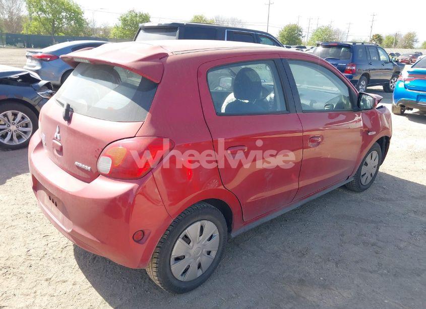 Photo 4 of 2014 Mitsubishi Mirage DE (VIN ML32A3HJ6EH009768)