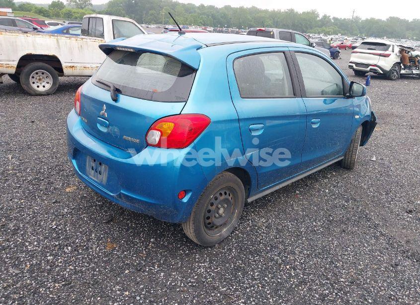 Photo 4 of 2015 Mitsubishi Mirage DE/RF (VIN ML32A3HJ6FH045834)