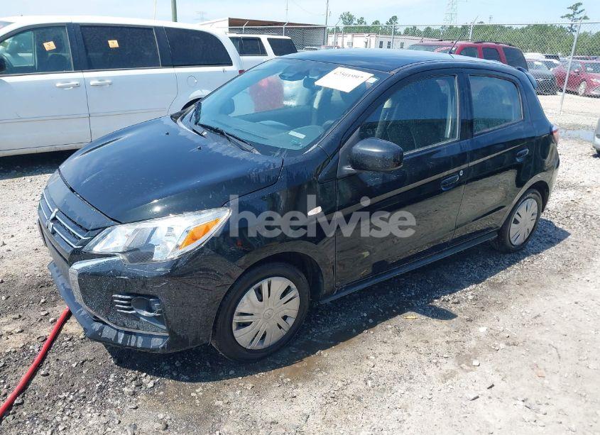 Photo 2 of 2021 Mitsubishi Mirage ES/LE/CARBONITE EDITION (VIN ML32AUHJ2MH004720)