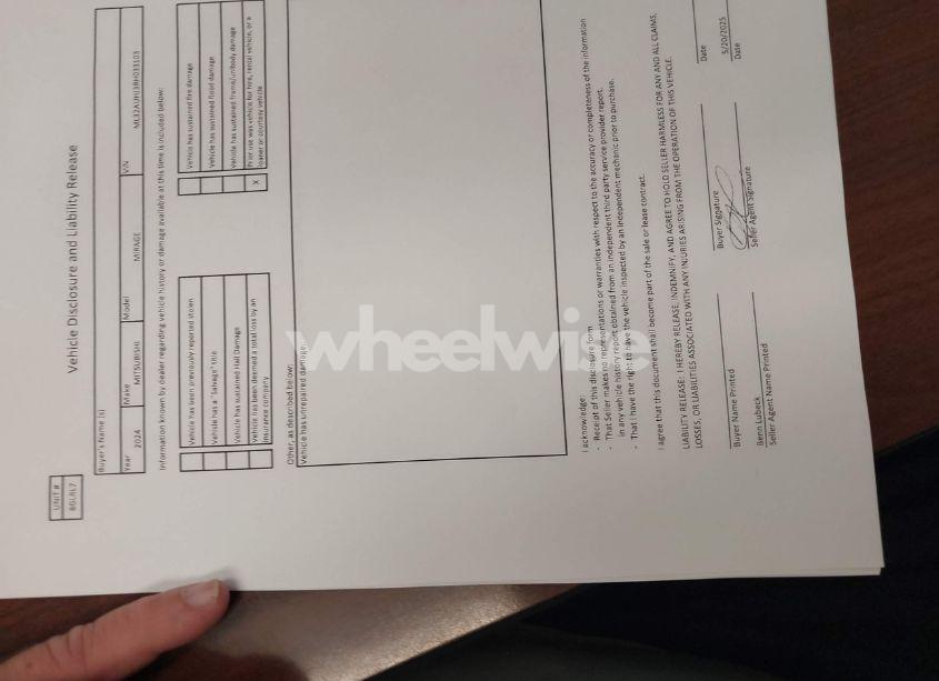 Photo 17 of 2024 Mitsubishi Mirage ES/LE (VIN ML32AUHJ3RH033103)