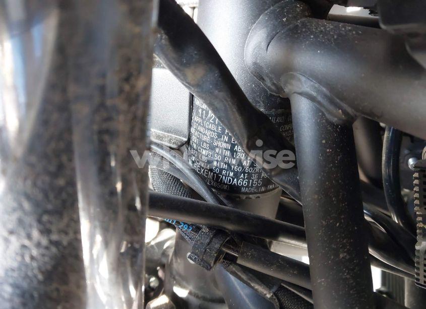 Photo 10 of 2022 Kawasaki Ex650 M (VIN ML5EXEM17NDA66155)