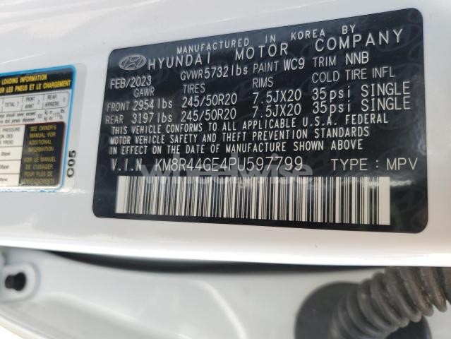 Photo 10 of 2023 HYUNDAI PALISADE SEL PREMIUM (VIN NKM8R44GE4PU59779)
