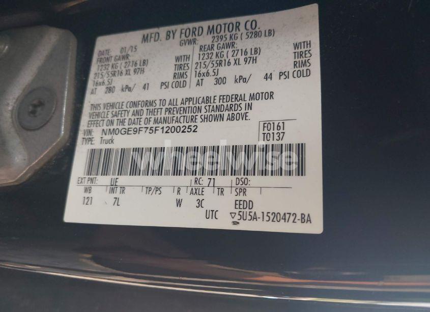 Photo 9 of 2015 Ford Transit CONNECT XLT (VIN NM0GE9F75F1200252)