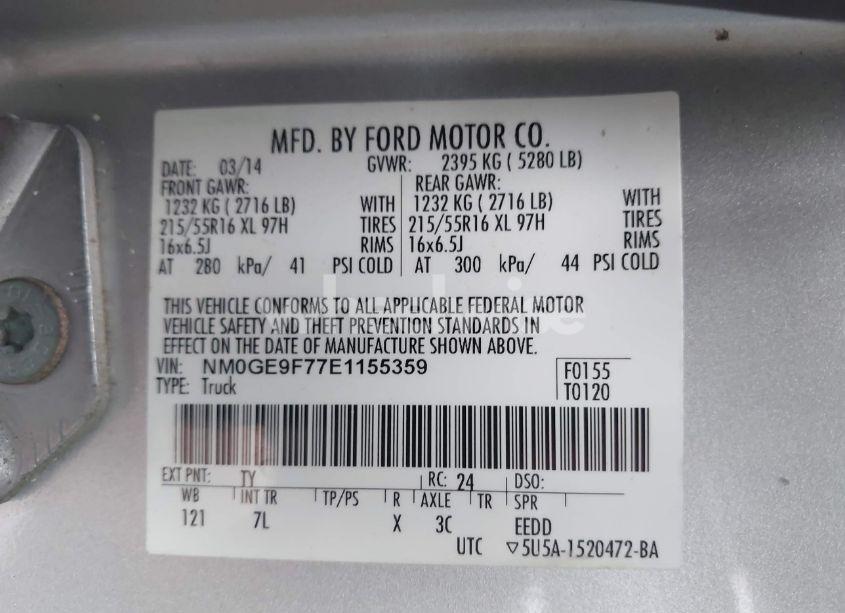 Photo 9 of 2014 Ford Transit CONNECT XLT (VIN NM0GE9F77E1155359)