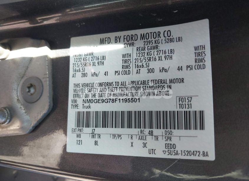 Photo 9 of 2015 Ford Transit CONNECT TITANIUM (VIN NM0GE9G78F1195501)