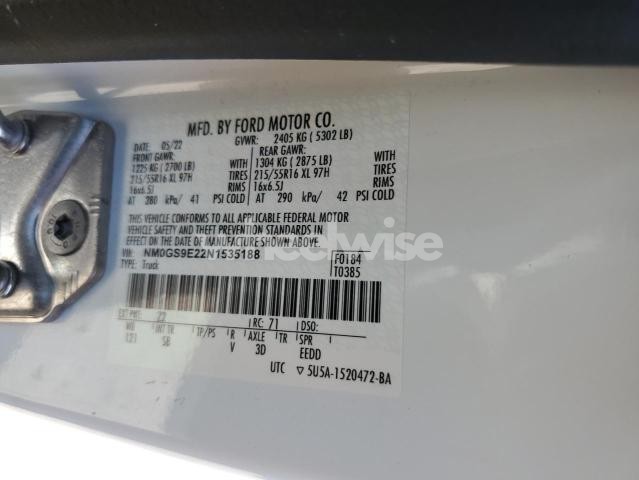 Photo 4 of 2022 FORD TRANSIT CONNECT XL (VIN NM0GS9E22N1535188)