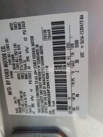 Photo 11 of 2022 FORD TRANSIT CONNECT XLT N/A (VIN NM0GS9F29N1508116)