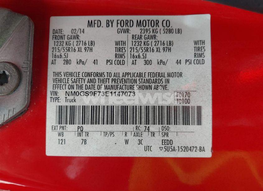 Photo 9 of 2014 Ford Transit CONNECT XLT (VIN NM0GS9F73E1147073)