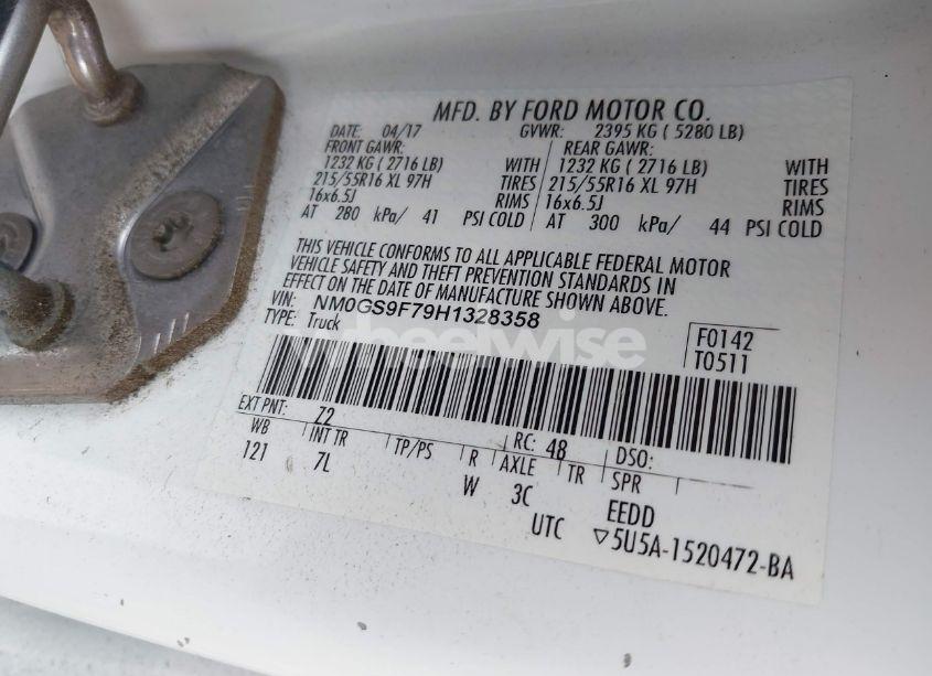 Photo 8 of 2017 Ford Transit CONNECT XLT (VIN NM0GS9F79H1328358)