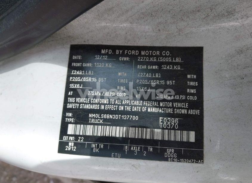 Photo 9 of 2013 Ford Transit CONNECT XLT (VIN NM0LS6BN3DT137700)