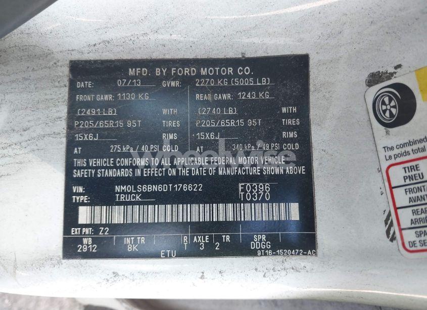 Photo 9 of 2013 Ford Transit CONNECT XLT (VIN NM0LS6BN6DT176622)