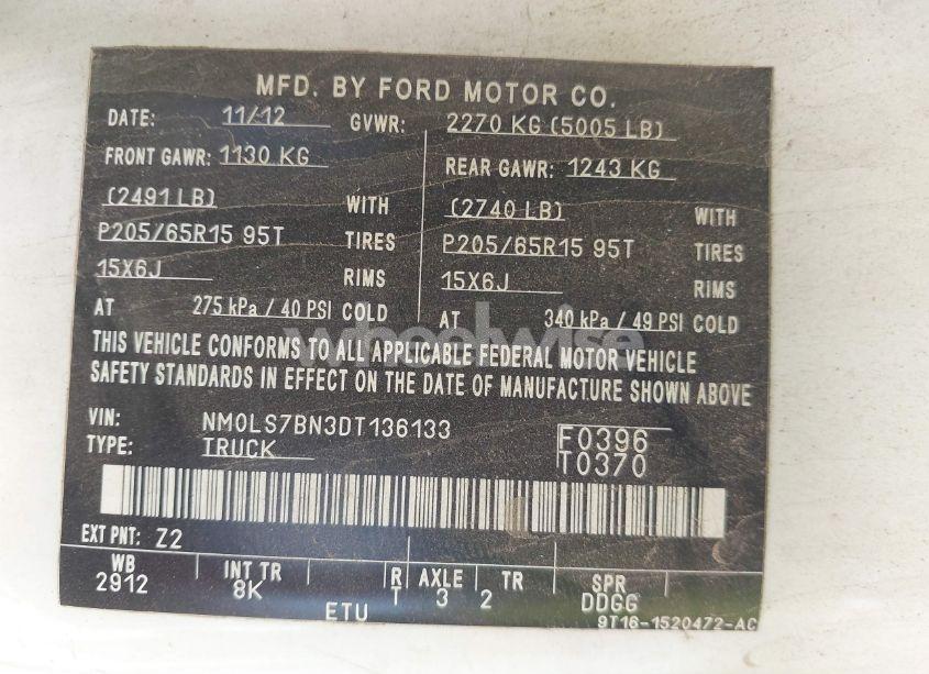 Photo 9 of 2013 Ford Transit CONNECT XLT (VIN NM0LS7BN3DT136133)