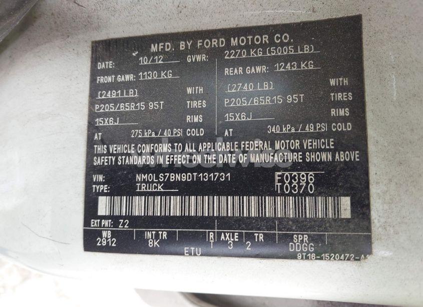 Photo 9 of 2013 Ford Transit CONNECT XLT (VIN NM0LS7BN9DT131731)