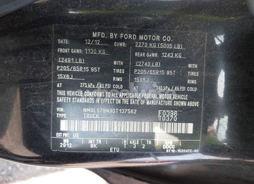 Photo 9 of 2013 Ford Transit CONNECT XLT (VIN NM0LS7BN9DT137562)