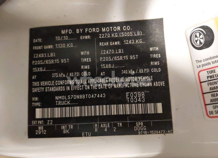 Photo 9 of 2011 Ford Transit CONNECT XLT (VIN NM0LS7DN8BT047443)