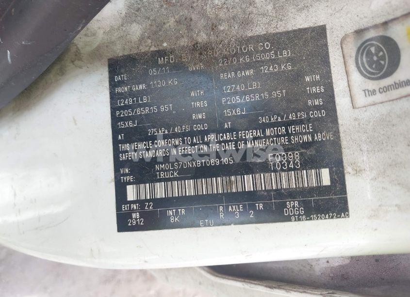 Photo 9 of 2011 Ford Transit CONNECT XLT (VIN NM0LS7DNXBT069105)