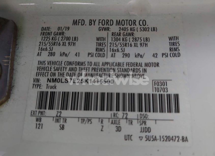 Photo 9 of 2019 Ford Transit CONNECT XL (VIN NM0LS7E25K1415500)