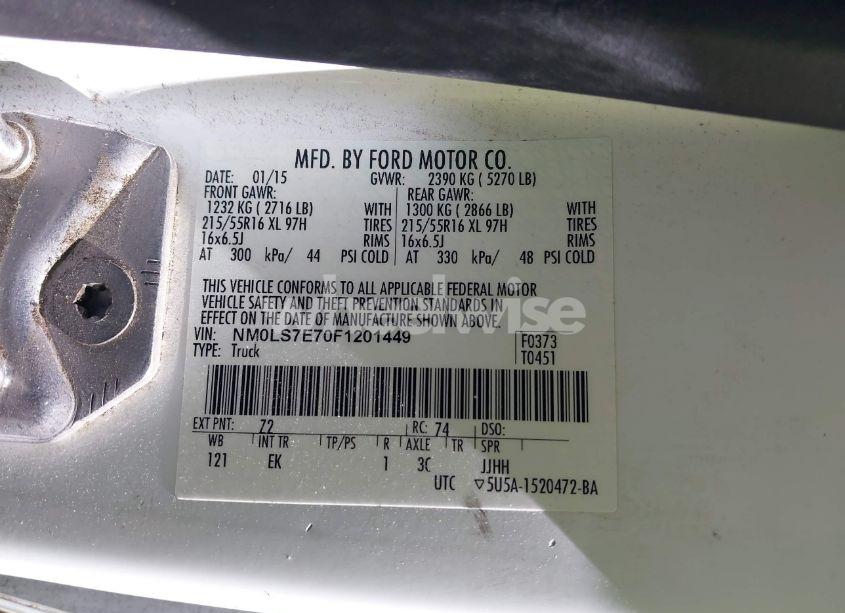 Photo 9 of 2015 Ford Transit CONNECT XL (VIN NM0LS7E70F1201449)