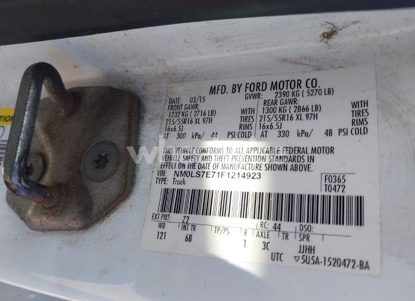 Photo 9 of 2015 Ford Transit CONNECT XL (VIN NM0LS7E71F1214923)