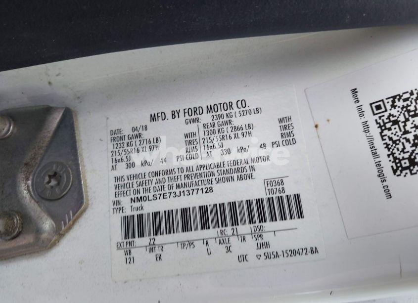 Photo 9 of 2018 Ford Transit CONNECT XL (VIN NM0LS7E73J1377128)