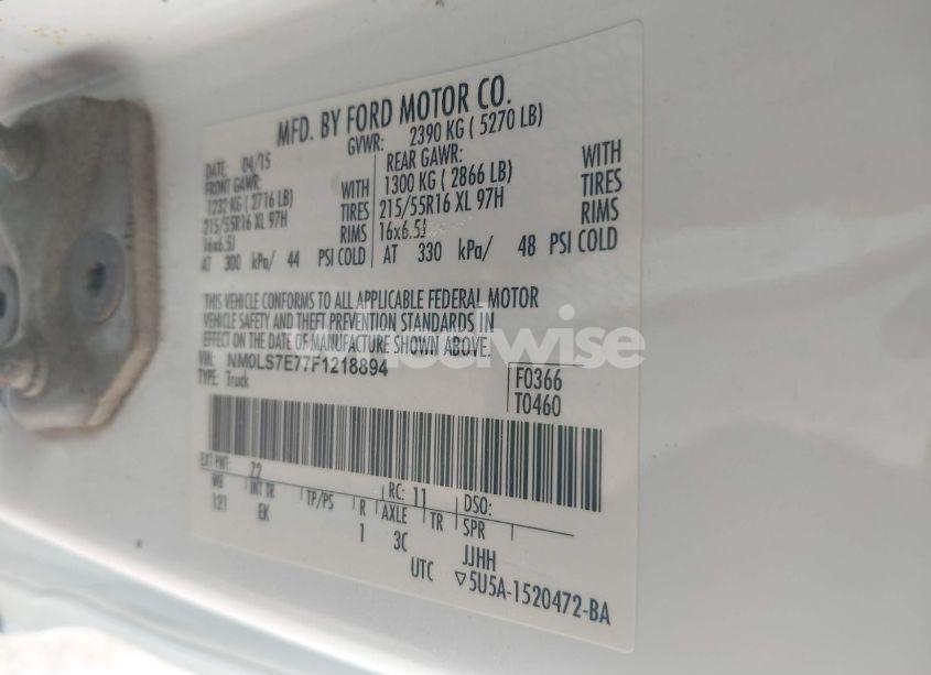 Photo 9 of 2015 Ford Transit CONNECT XL (VIN NM0LS7E77F1218894)