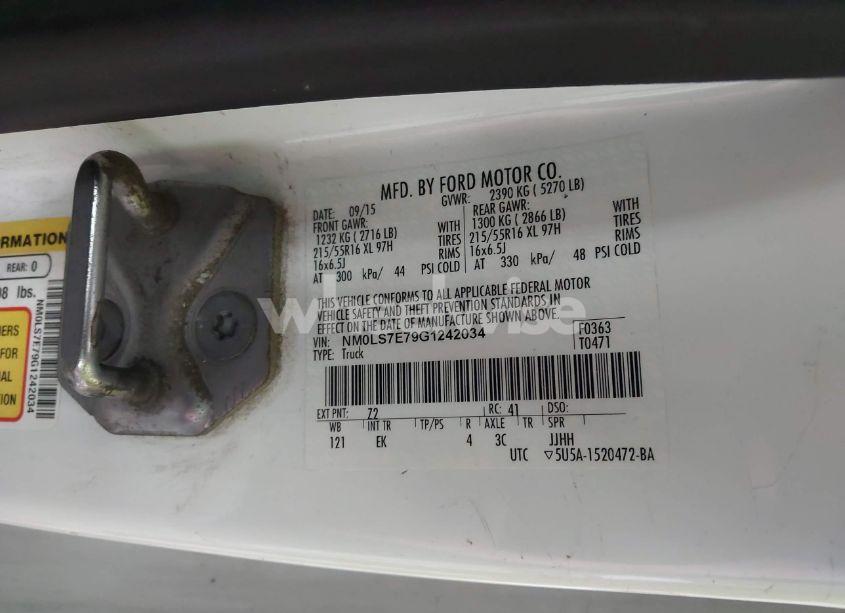 Photo 9 of 2016 Ford Transit CONNECT XL (VIN NM0LS7E79G1242034)