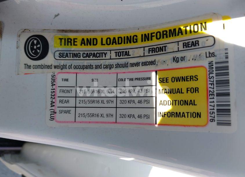 Photo 9 of 2014 Ford Transit CONNECT XLT (VIN NM0LS7F72E1171576)