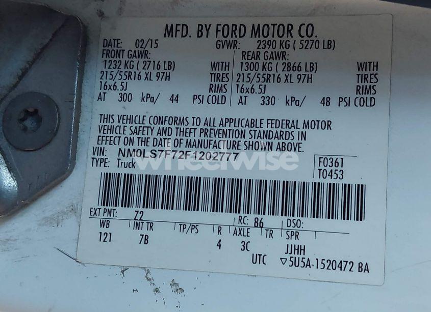 Photo 9 of 2015 Ford Transit CONNECT XLT (VIN NM0LS7F72F1202777)