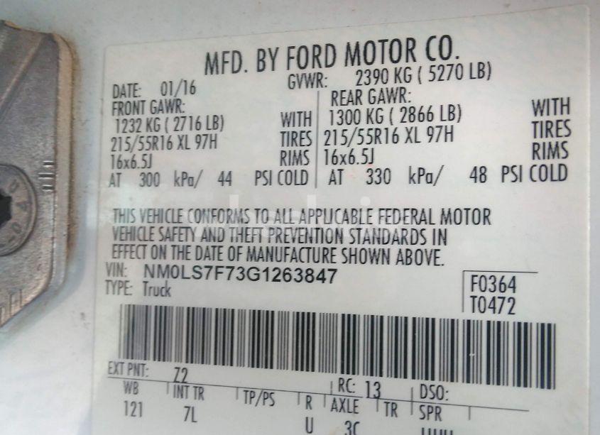 Photo 9 of 2016 Ford Transit CONNECT XLT (VIN NM0LS7F73G1263847)