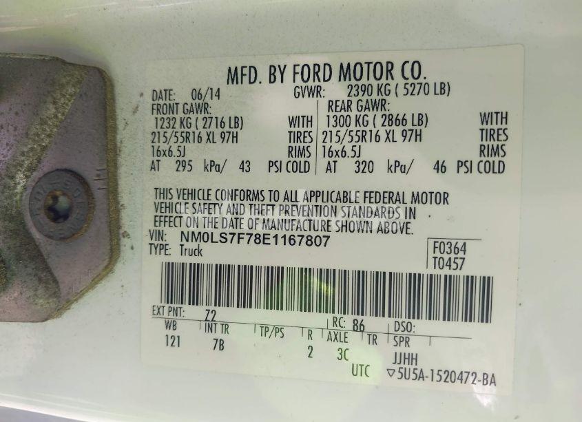 Photo 9 of 2014 Ford Transit CONNECT XLT (VIN NM0LS7F78E1167807)