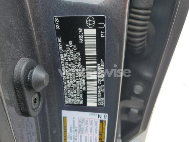 Photo 3 of 2020 TOYOTA C-HR XLE (VIN NMTKHMBX7LR110417)