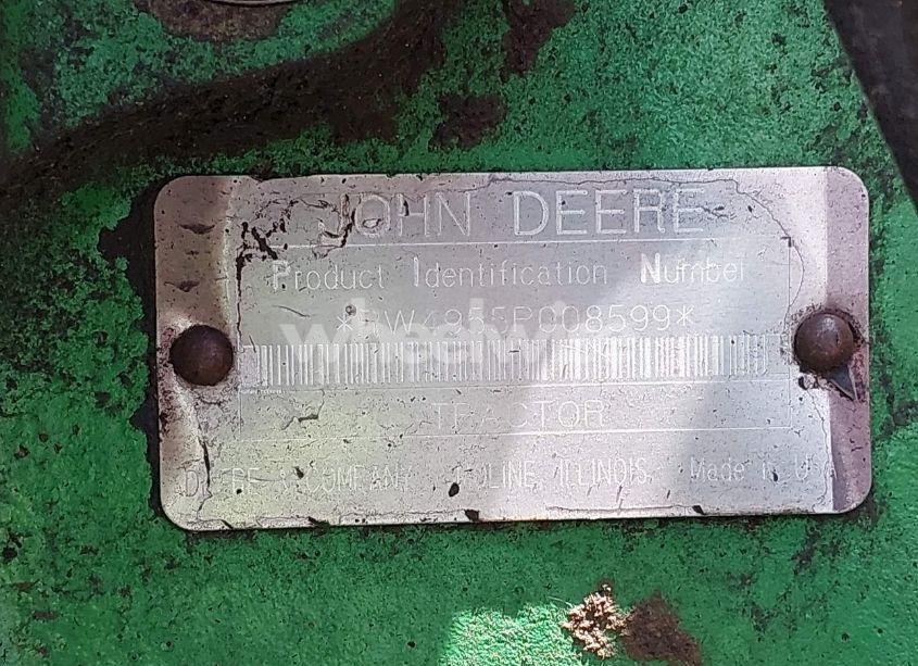 Photo 9 of 1991 John Deere 4955 TRACTOR (VIN RW4955P008599)