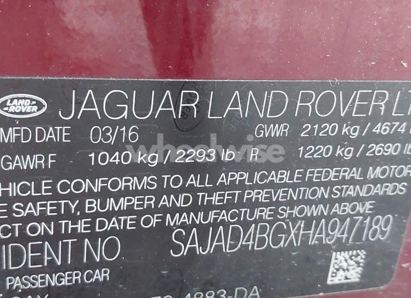 Photo 9 of 2017 Jaguar Xe 25T PREMIUM (VIN SAJAD4BGXHA947189)