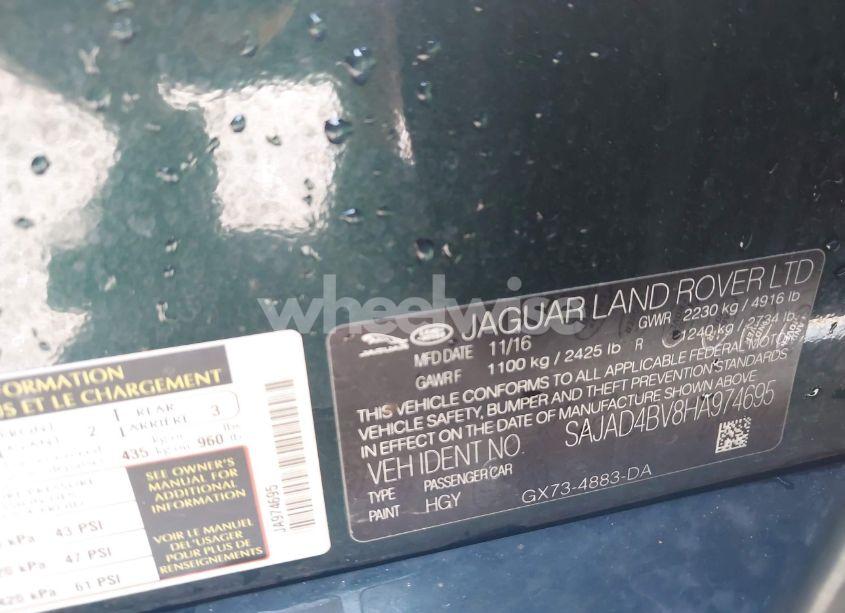 Photo 9 of 2017 Jaguar Xe 35T PREMIUM (VIN SAJAD4BV8HA974695)