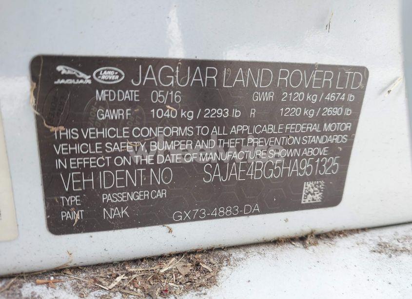 Photo 9 of 2017 Jaguar Xe 25T PRESTIGE (VIN SAJAE4BG5HA951325)