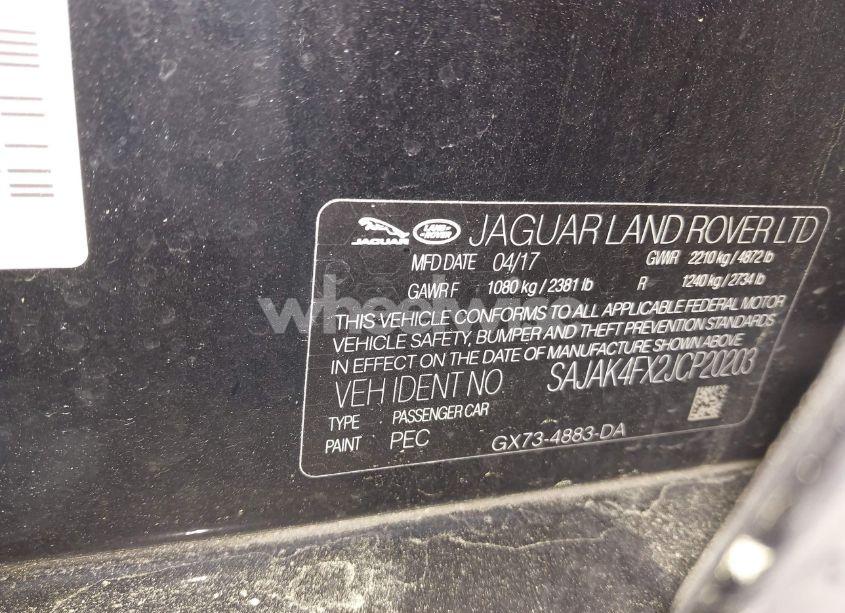 Photo 9 of 2018 Jaguar Xe 25T PRESTIGE (VIN SAJAK4FX2JCP20203)