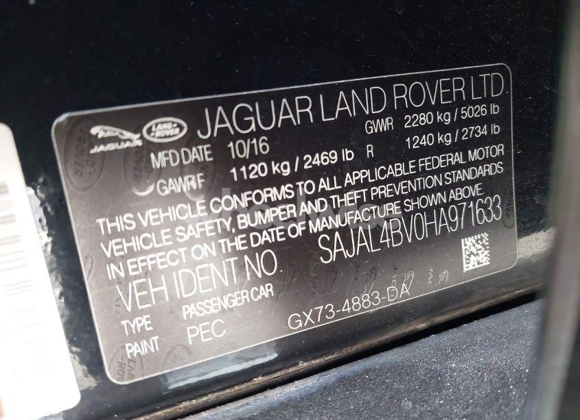 Photo 9 of 2017 Jaguar Xe 35T R-SPORT (VIN SAJAL4BV0HA971633)