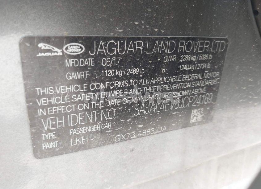 Photo 9 of 2018 Jaguar Xe 35T R-SPORT (VIN SAJAL4EV8JCP24169)