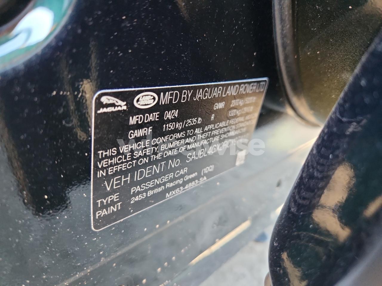 Photo 12 of 2024 JAGUAR XF R-DYNAMIC SE (VIN SAJBL4GX2RCY97412)